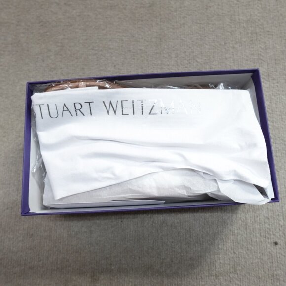 Stuart Weizman Womens Sandals 7.5 Pink Suede Jabow Strappy NEW - Picture 7 of 8